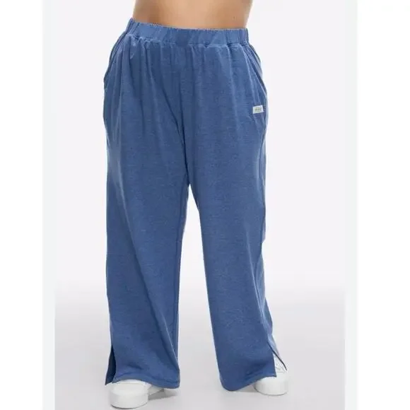 Peloton Dreamblend Side Split Pant in Blue Size Large - Picture 2 of 8